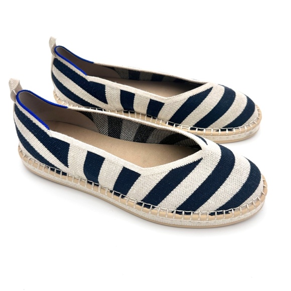NEW Rothy's Slip On Shoes Navy Blue The Espadrille Flat Women's Size 11 - Picture 4 of 11